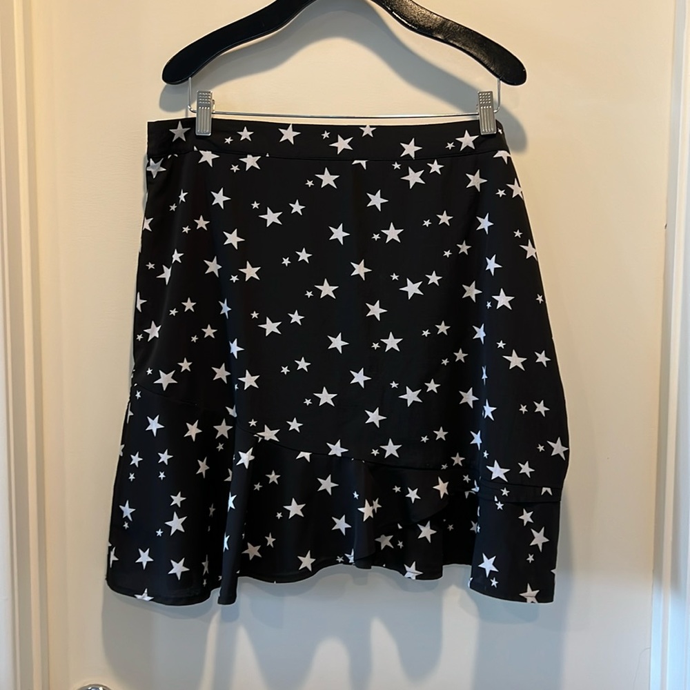 Black Skirt with White Stars